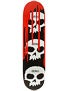 Zero 3 Skulls w/Blood Black Deck  7.875 x 31.75