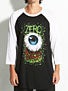 Zero Bloodshot 3/4 Sleeve Baseball Jersey