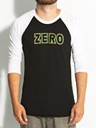 Zero Rasta Bold 3/4 Sleeve Baseball Jersey