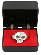 Zero Pewter Skull Ring