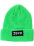 Zero Watch Cap Beanie Lime Green