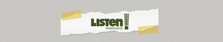 Listen Skateboard Decks