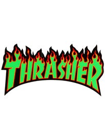 Thrasher Skate Mag Logo Medium Sticker Blue