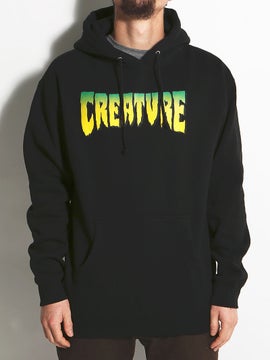 Creature Skateboard Hoody Psych Outline Pullover Alpine Green Mens 