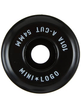 51mm 101a Mini Logo A-Cut White Skateboard Wheels Set of 4