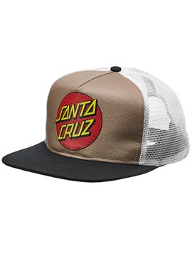 SANTA CRUZ Surf Cap  Char/Blk Skate Ring Dot Cap / Snap Back Skateboard Hat 