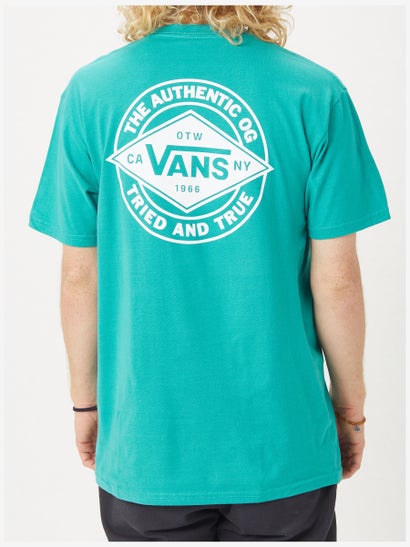 vans t shirt green