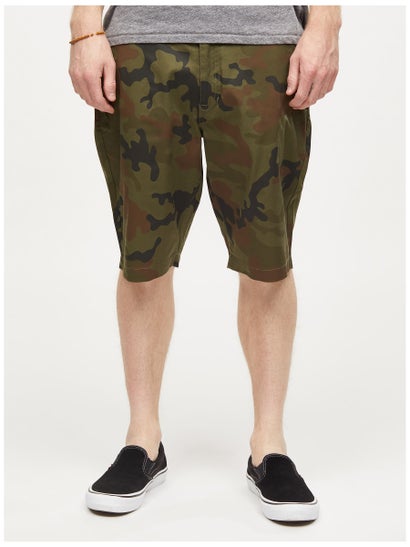 Short Volcom Prowler Taille 30 Carreaux Gris - Pacsun Board Skate - Occasion Très Bon état