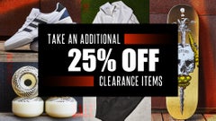 25% Off Clearance Items