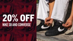 20% Off Nike SB & Converse