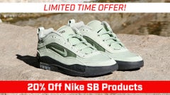 20% Off Nike SB Products