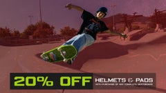 Buy A Skateboard, Get 20% Off Helmets & Pads