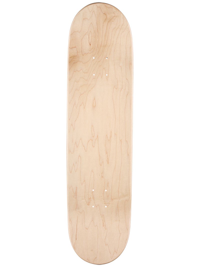 Skate Warehouse Blank V-Natural Deck 8.25 x 32