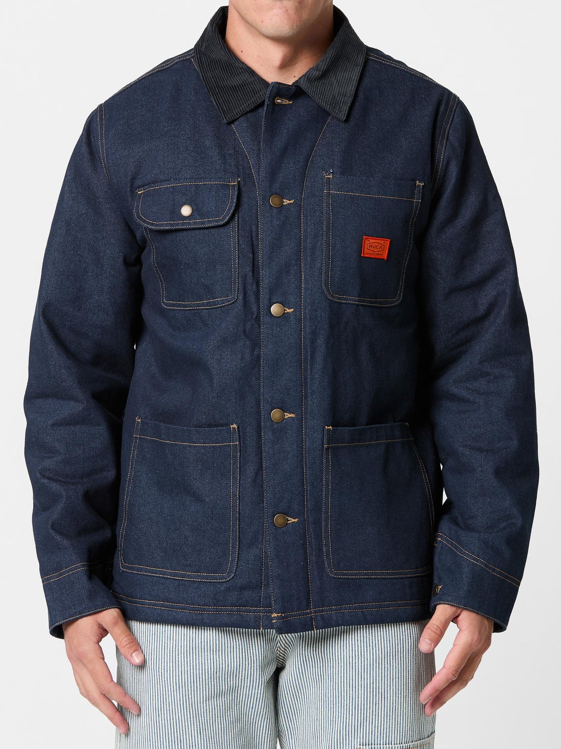 RVCA Chainmail Chore Coat Jacket Skate Warehouse