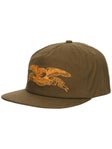 Anti Hero Basic Eagle Snapback Hat Brown/Orange