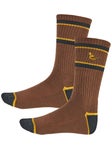 Anti Hero Basic Pigeon Emb Socks Brown/Yellow