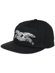 Anti Hero Basic Eagle Snapback Hat Black/Grey
