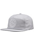 Anti Hero Basic Pigeon Round Snapback Hat Light Grey