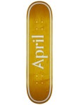 April OG Logo Yellow Deck 8.0 x 31.91