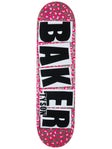 Baker Peterson Brand Logo Hot Cheetah Deck 8.25x31.676