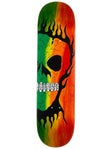 Baker Tyson Peterson Rasta Skull B2 Deck 8.25 x 32.25