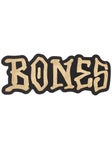 Bones 5" Sticker Black/Gold