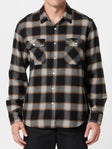 Brixton 20th Anniversary Bowery Flannel Black/Cream