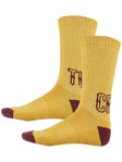 Creature Drop Out Socks Gold