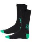 Creature Drop Out Socks Black