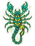 Creature Deadly Sands 3.5" Sticker