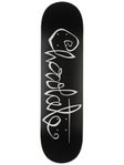 Chocolate Roberts OG Script TWIN TIP Deck 8.25 x 31.875