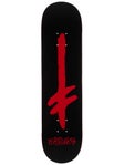 Deathwish Gang Spray Black/Red Deck 7.75 x 31.25