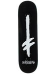 Deathwish Gang Spray Black/White Deck 8.25 x 31.5