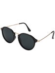 Glassy Klein Sunglasses Black/Gold Polarized