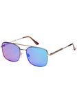 Happy Hour The Beagle Sunglasses Gold/Green Mirror