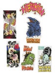 Heroin Merged Stickers 6 pack