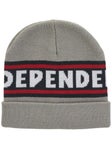 Independent Bar Logo Beanie Grey