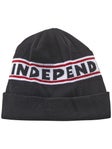 Independent Bar Logo Beanie Black