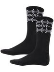Independent Bratrud Notebook Crew Socks Black