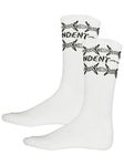 Independent Bratrud Notebook Crew Socks White