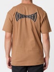 Independent Spanning Chest T-Shirt Brown Sugar