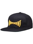 Independent Spanning Snapback Hat Black