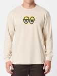 Krooked Eyes LG Longsleeve T-Shirt Sand