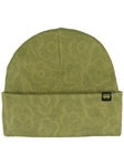 Krooked Flowers Eyes Clip Beanie Olive