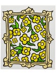 Krooked Flower Frame Sticker Medium