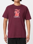 Krooked Kat Serpent T-Shirt Burgundy