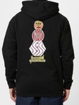 Krooked x Quartersnacks Snackman Hoodie Black