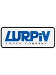 Lurpiv Plate Logo Sticker White/Blue