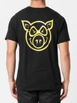 Pig Head T-Shirt Black/Yellow