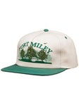 Real Fort Miley Snapback Hat Off White/Green